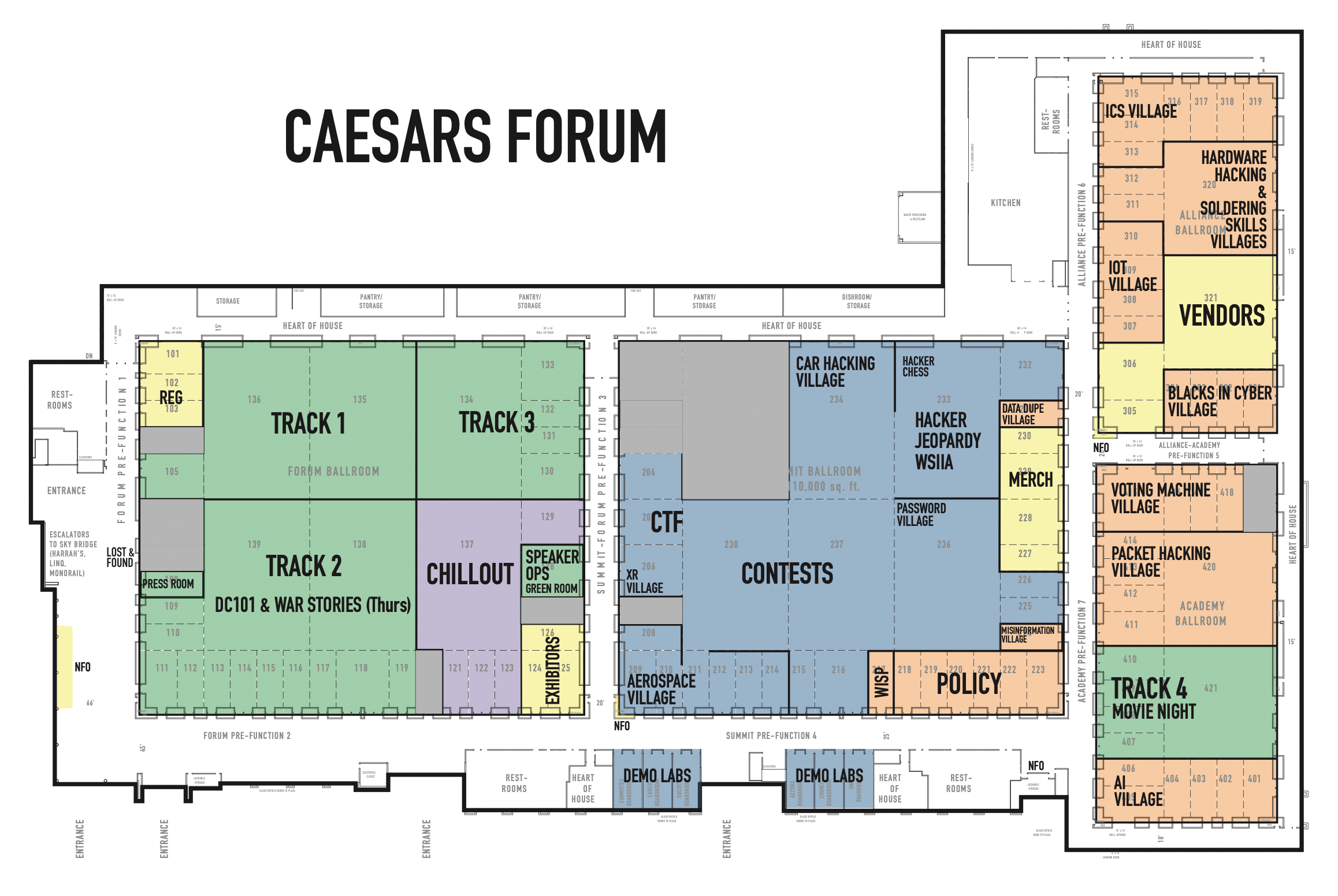 DEF CON – Caesars Forum – Hacker Summer Camp Parties 2023
