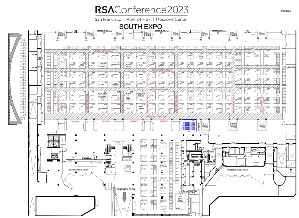 Expo Map – RSAC 2023 Parties